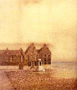 Fernand Khnopff The Abandoned Town oil painting artist